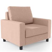 Kit 02 Poltronas Malta L02 Linho Rosê - 7