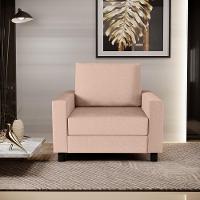 Kit 02 Poltronas Malta L02 Linho Rosê - 8