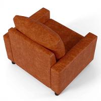 Kit 02 Poltronas Malta L02 Couríssimo Camel