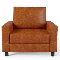 Kit 02 Poltronas Malta L02 Couríssimo Camel - 13