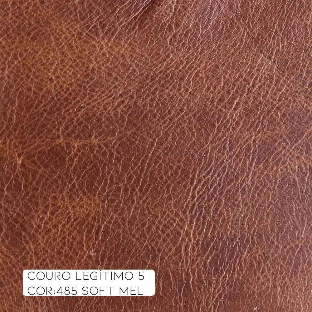 Kit 2 Poltronas Giratória Astana Couro Caramelo - 4