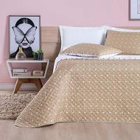 Kit Cobre Leito Celine Casal King Dupla Face Micropercal 200 Fios 03 Peças - Cáqui - 3