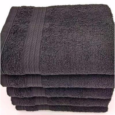 Kit Toalha De Rosto Lm Peter 48Cm X 75Cm Profissional- 06 Unidades Preto