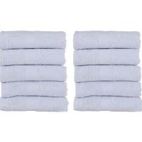 Kit Toalha De Rosto Margex Salão Branco - 10 Unidades - 1