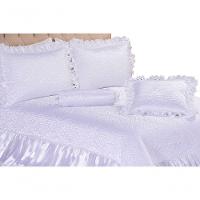 Kit De Colcha Cobre Leito Athena Casal Queen 05 Peças Branco - 2