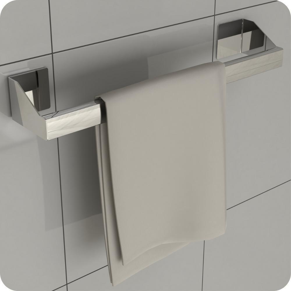 Porta Toalha De Rosto Adesivo Inox Autocolante Df - 1