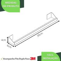Porta Toalha De Rosto Adesivo Inox Autocolante Df - 7