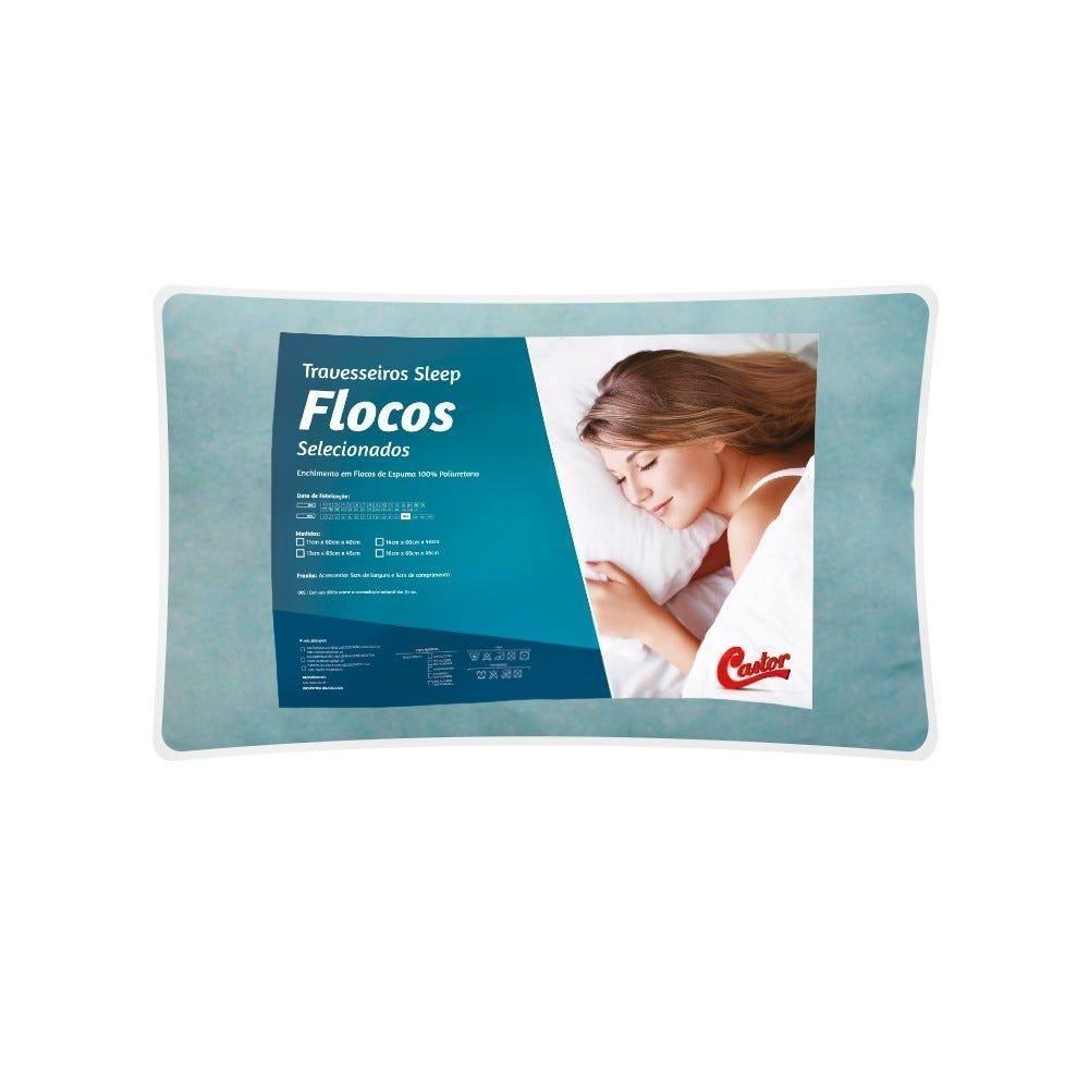 Travesseiro Castor Sleep Flocos Selecionados 40x60x11cm - 3