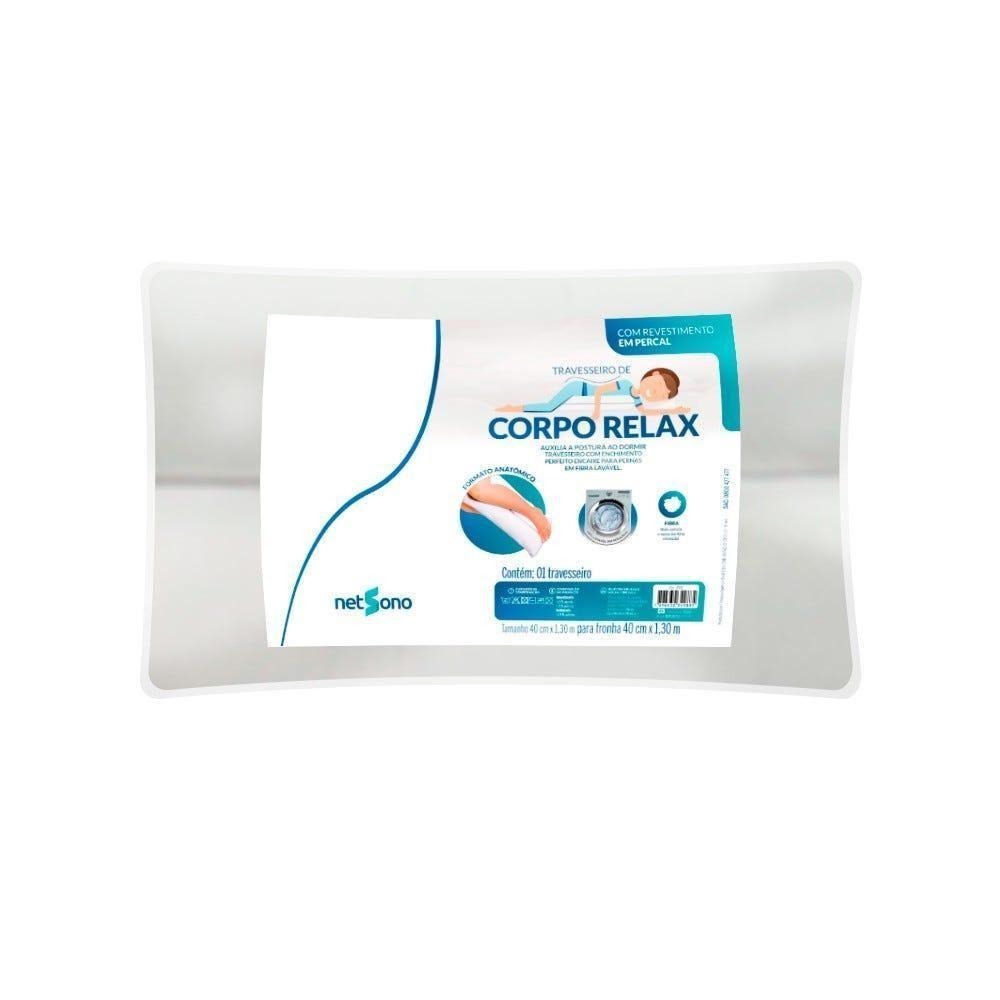Travesseiro Netsono De Corpo Anatômico 130x40x09cm - 3