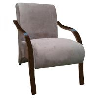 Poltrona Venus 01 Lugar Braço Madeira bege - 5