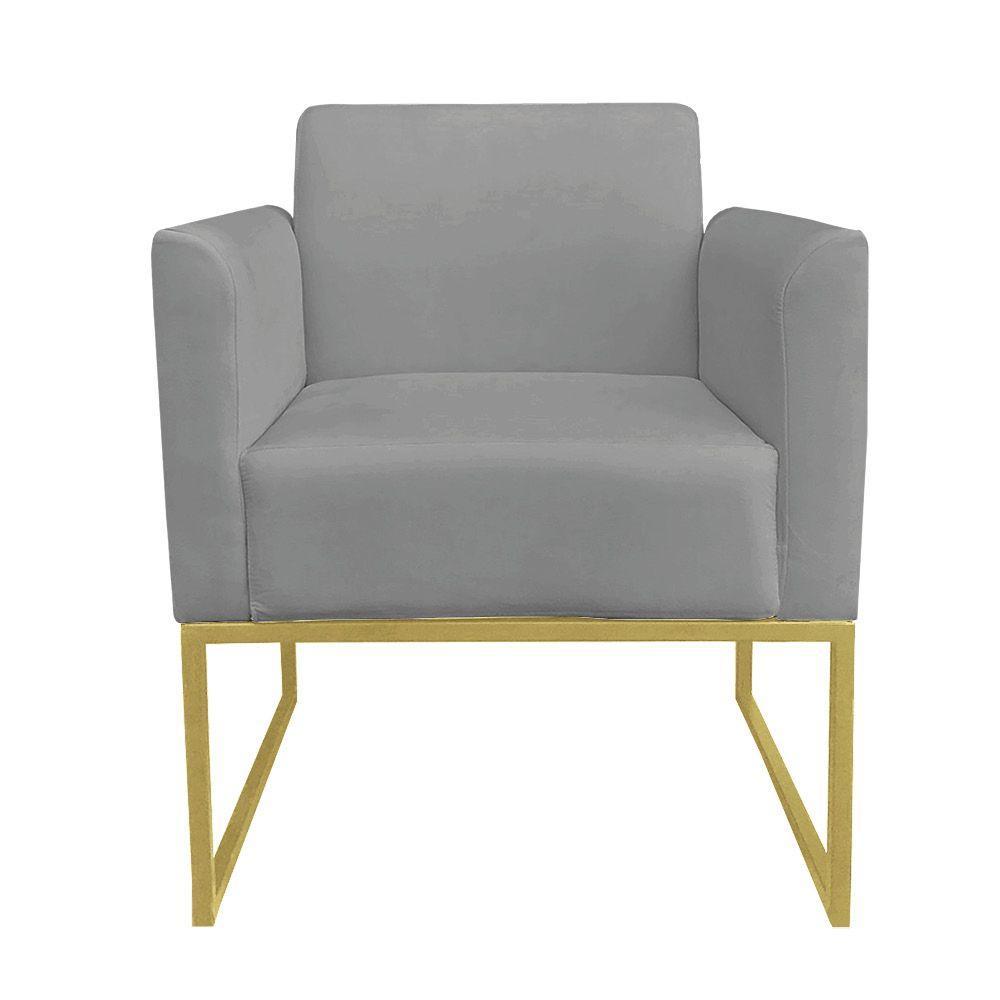 01 Namoradeira E 01 Poltrona Marisa Suede Grafite - 6