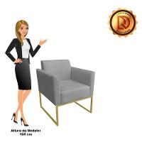 01 Namoradeira E 01 Poltrona Marisa Suede Grafite - 8