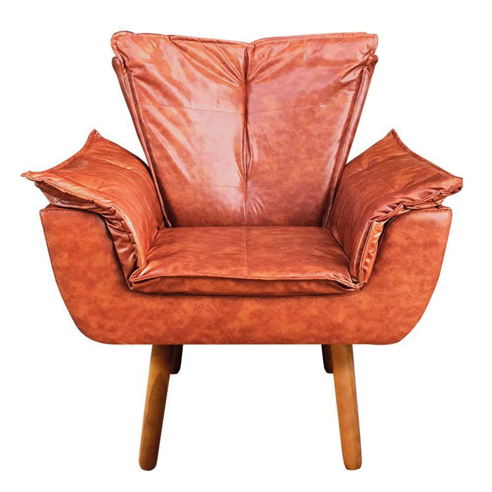 Kit 01 Namoradeira E 02 Poltronas Opala Corano Nozes - 7