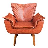 Kit 01 Namoradeira E 02 Poltronas Opala Corano Nozes - 7