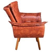 Kit 01 Namoradeira E 02 Poltronas Opala Corano Nozes - 8