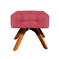 Kit 01 Poltrona E 01 Puff Elisa Suede Rose