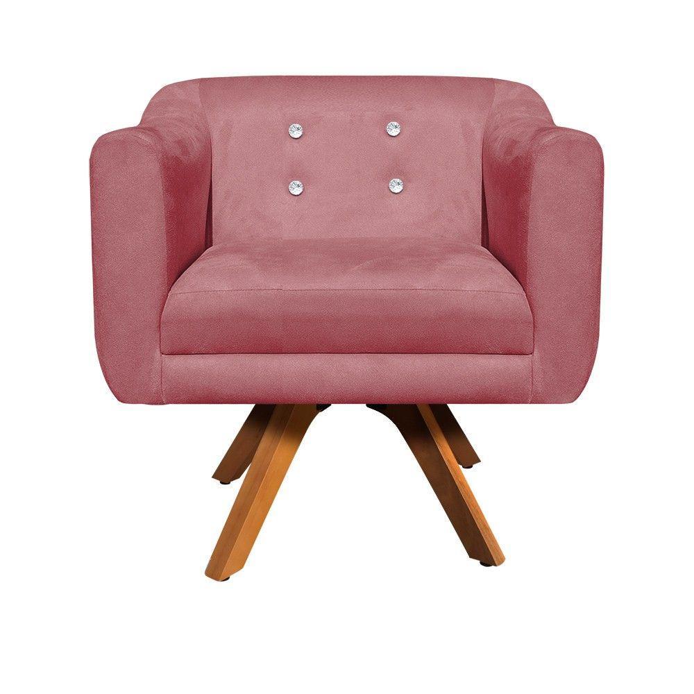 Kit 02 Poltronas Giratória Julia Rose - 4