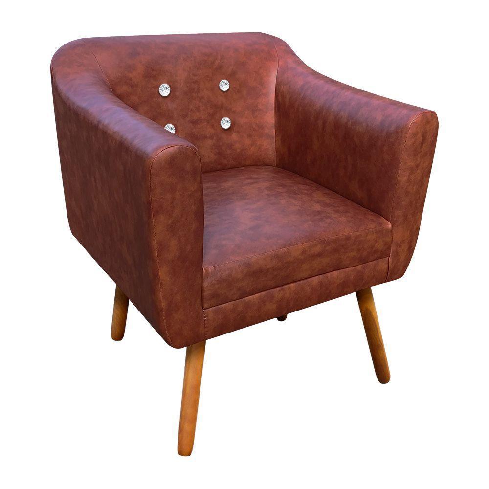 Kit 02 Poltronas Julia Corano Nozes Strass - 2