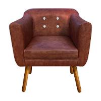 Kit 02 Poltronas Julia Corano Nozes Strass - 5