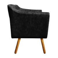 Kit 02 Poltronas Julia Corano Preto Strass - 4