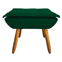 Kit 02 Poltronas Opala Com 01 Puff Opala Suede Verde - 3