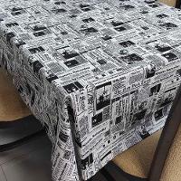 Toalha De Mesa Térmica Impermeável 1,50M X 2,50M Para Mesa 6 A 8 Cadeiras - Jornal - 2