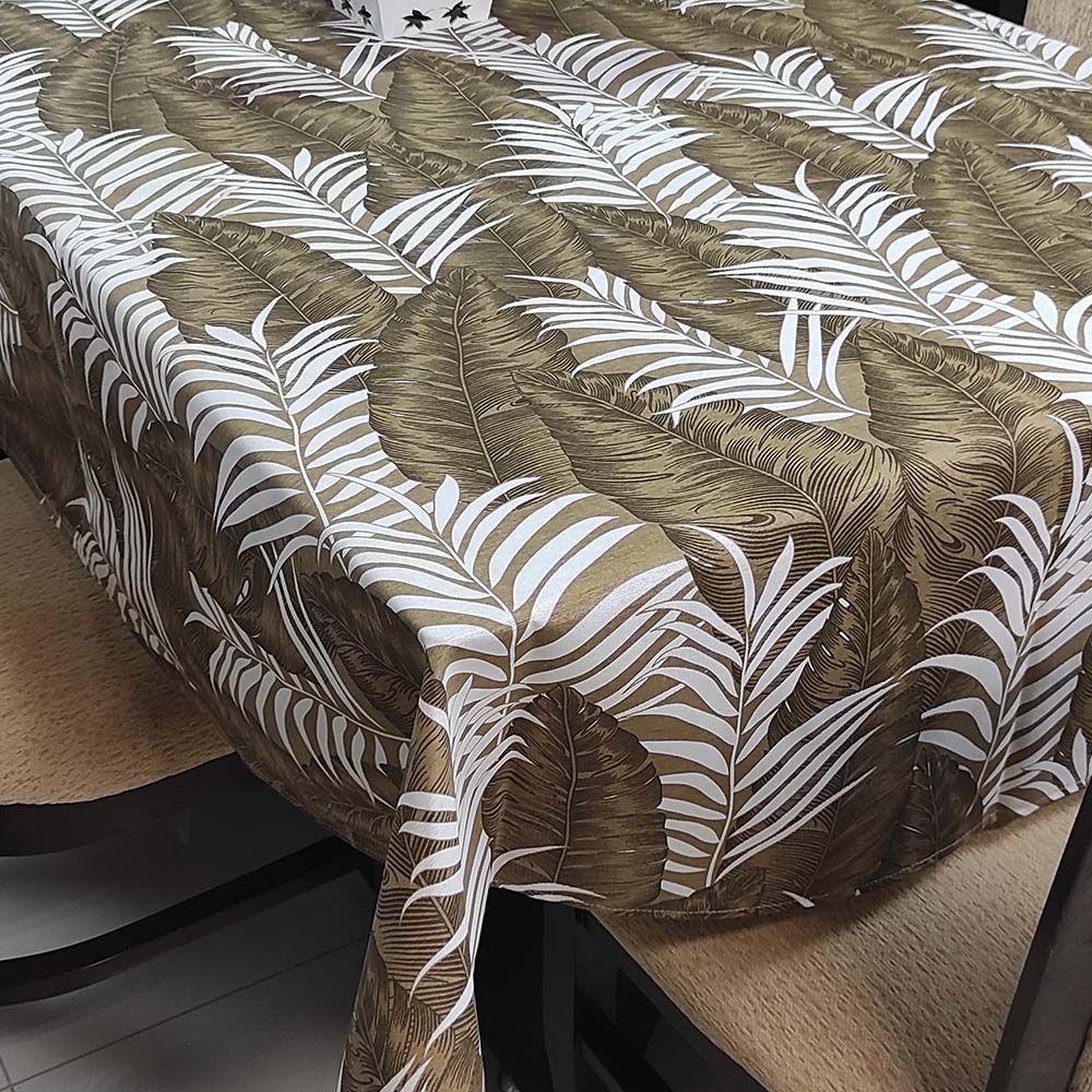 Toalha De Mesa Térmica Impermeável 1,50M X 1,50M Quadrada 4 Cadeiras - Folhagem - 2