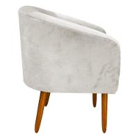 Kit 02 Poltronas Stella Veludo Bege - 4