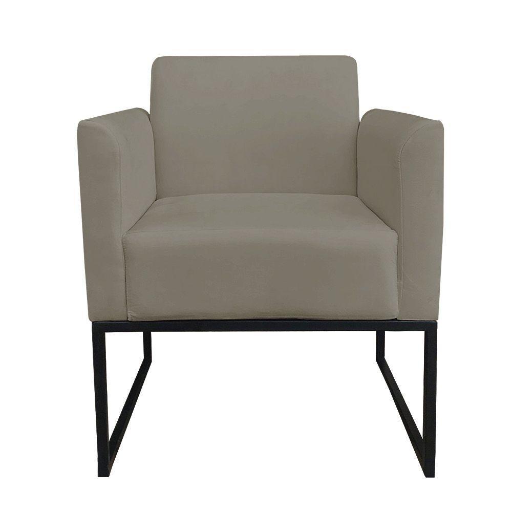 Kit 1 Namoradeira E 1 Poltrona Marisa Suede Marrom Rato - 3