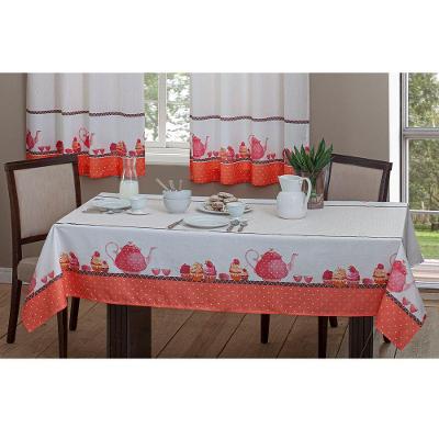 Toalha Mesa Casa Alegre 1,45x1,40m Doce Magia Realce Premium