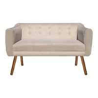 Kit Namoradeira 2 Lugares E 2 Poltronas Julia Bege - 3