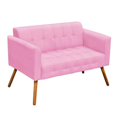 Namoradeira Elisa Suede Rosa Bebê