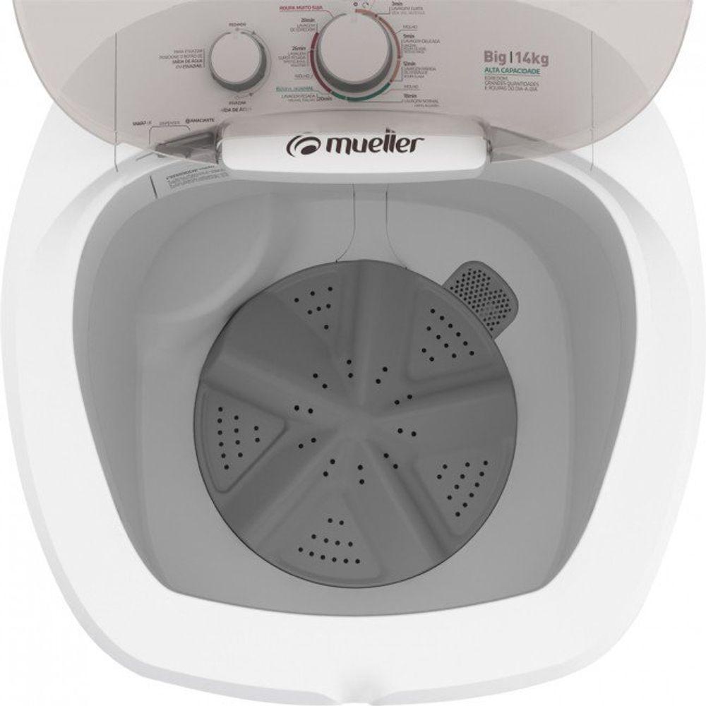 Lavadora Semiautomática Big 14kg Mueller Branca 220v - 5