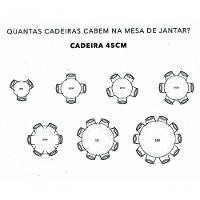 Mesa De Jantar Cone Redonda 80 Cm Tampo Laqueado Cinza + Vidro Base Corda Náutica Cinza - 5