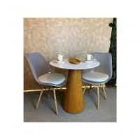 Mesa Cone Para Sala De Jantar - Madeira Freijó Tampo 60cm Laca Branca Marrom - 2