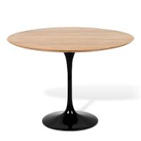 Mesa De Jantar Tulipa Saarinen Redonda 60 Cm Cor Preto - 1