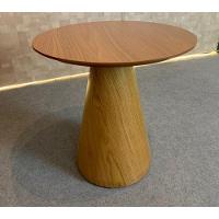 Mesa Cone Lateral Laminada Tampo 41Cm Marrom - 2