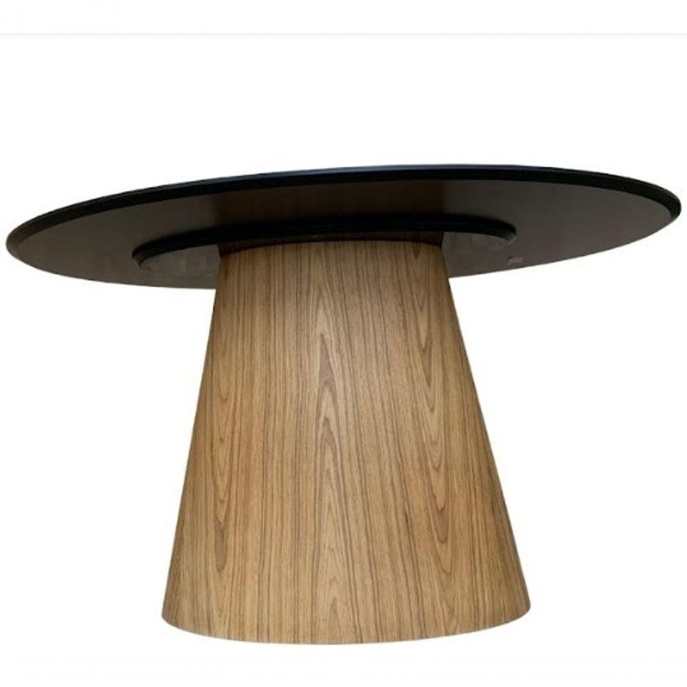 Mesa de Jantar Cone Oval 180x100cm Base Laminada em Madeira - 2