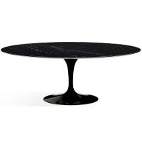 Mesa De Jantar Saarinen Oval 160X90cm Mármore Nero Preto - 1