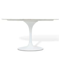 Mesa De Jantar Saarinen Oval 198X122 Cm Laqueada Branco - 1