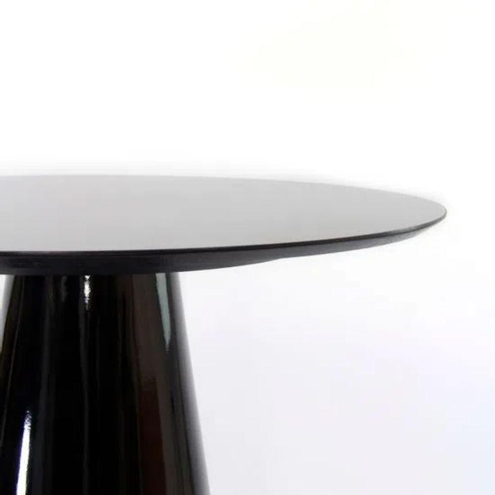 Mesa de Jantar Cone 90 cm Laqueada Preto - 2