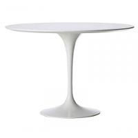 Mesa De Jantar Tulipa Redonda 60cm Tampo Laqueado Branco - 3
