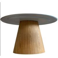 Mesa de Jantar Cone Oval 137x90cm Base Laminada Branco - 2