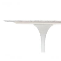 Mesa de Jantar Tulipa Saarinen Redonda 100cm Mármore Carrara  - 2