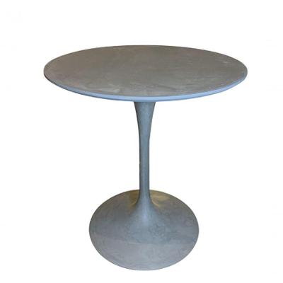 Mesa De Jantar Tulipa Redonda 90cm Cinza