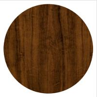 Mesa de Jantar Tulipa Redonda 100cm Imbuia Preto - 3