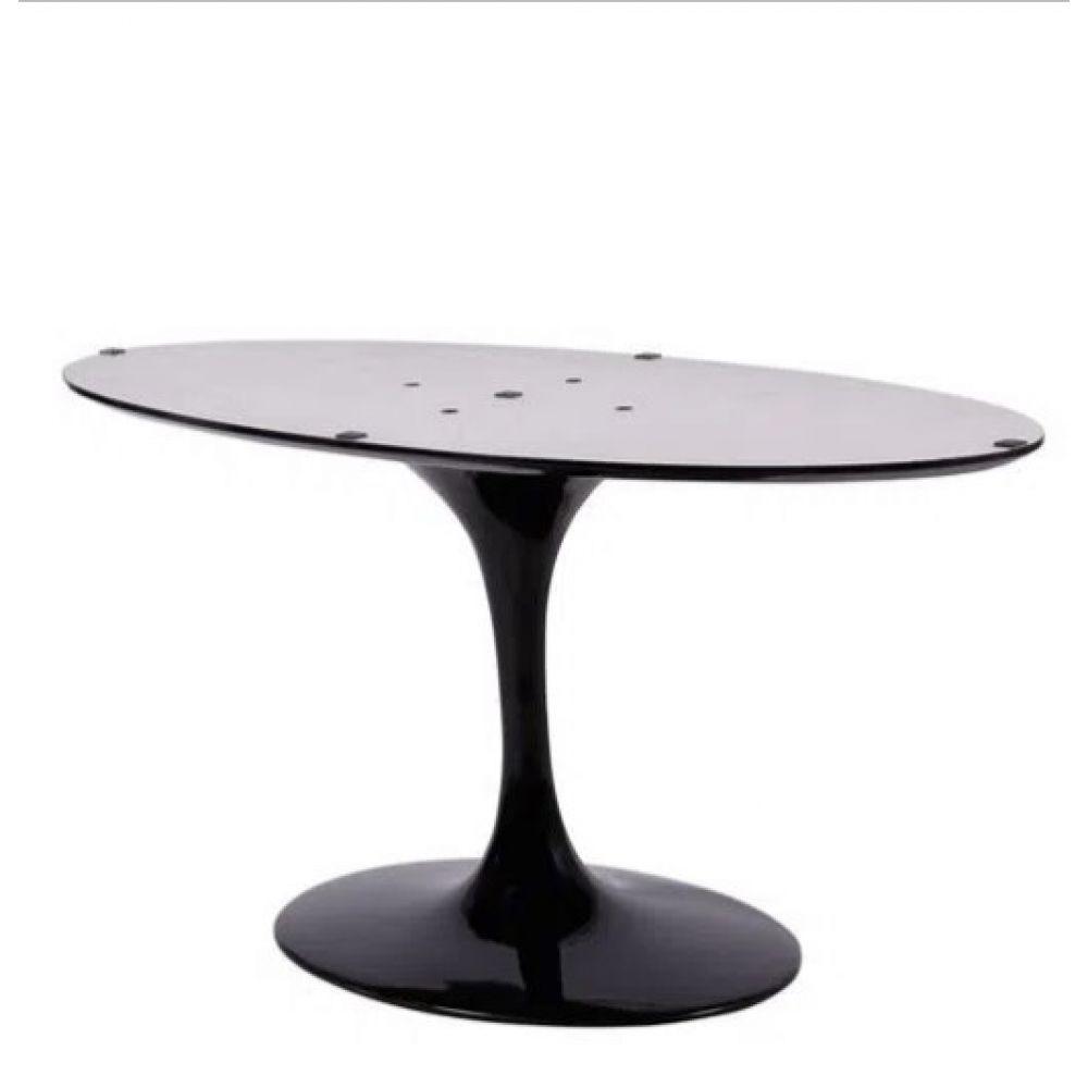 Base de Mesa Saarinen Oval Para Tampo Preto - 1