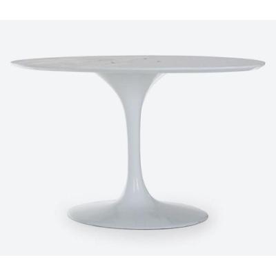 Base de Mesa Oval Tampo de 150x90cm Até 198x122cm Branco