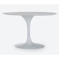 Base de Mesa Saarinen Oval Para Tampo Branco - 1
