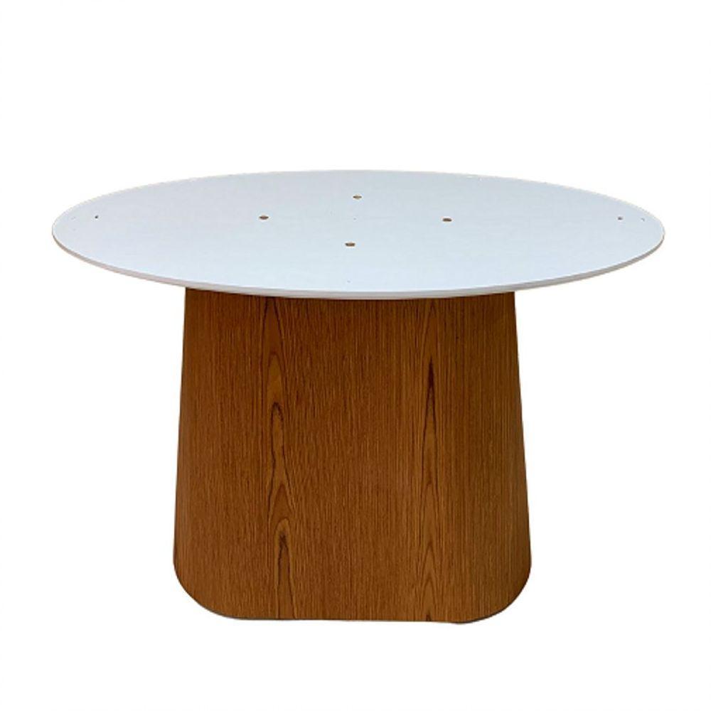 Base Para Mesa De Jantar Cone Oval Para Tampos De 198X122cm Até 260X140cm Marrom - 1